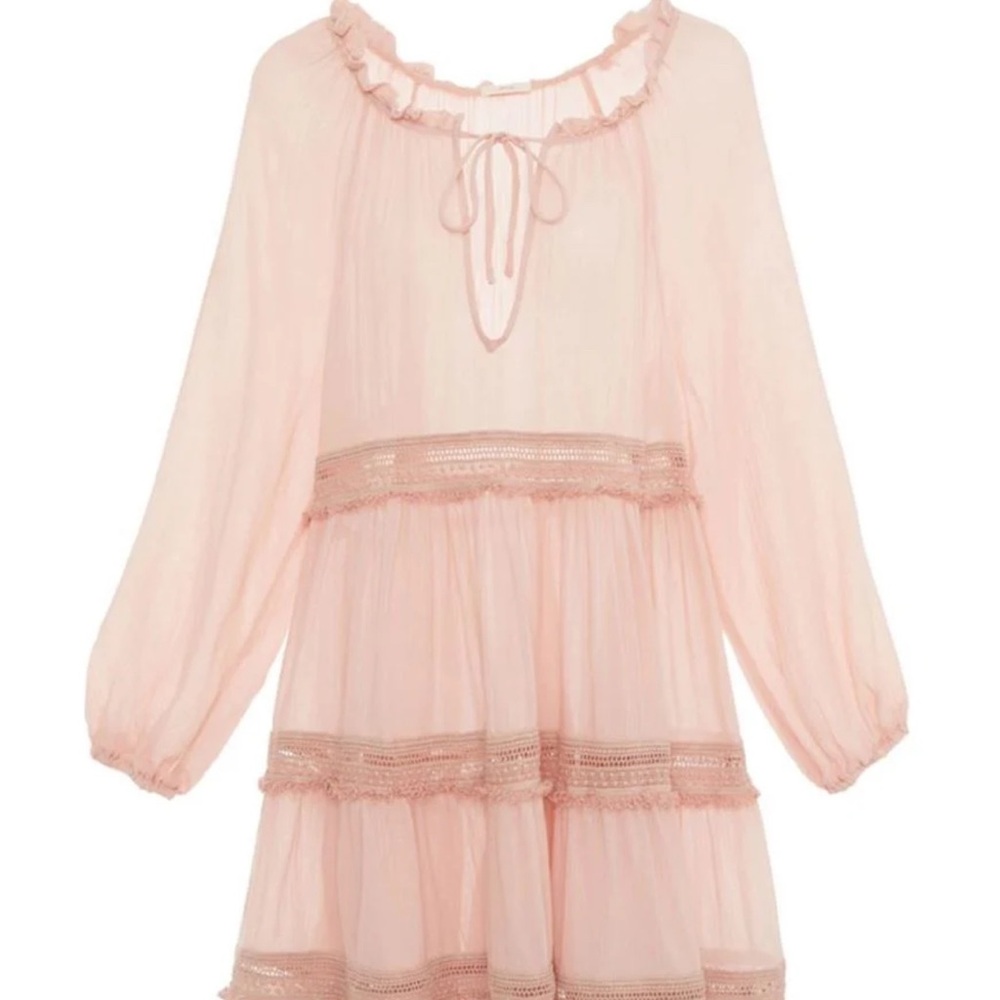 Eberjey Pink Summer of Love Sofia Swim Cover Up Dress